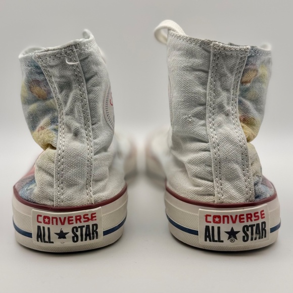 Rare CONVERSE All-Star Hi-Top "Kaia" Two-tone Sneakers Pastel Blue, Women's 7 - Picture 7 of 11
